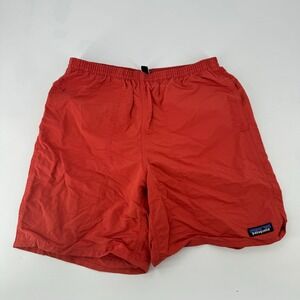 Patagonia Netplus Shells Red Elastic Waist Drawstring Shorts Men's Size S